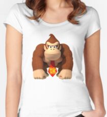 Donkey Kong Country Women's Fitted Scoop T-Shirt