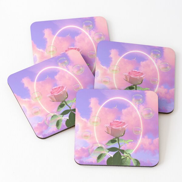 Item preview, Pink Rose and Bubbles designed and sold by MarielaArtShop.
