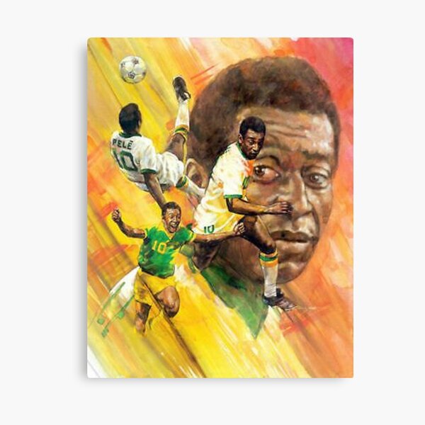 Zidane Maradona Pele Canvas Print