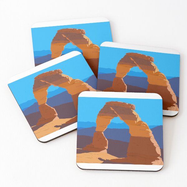 Item preview, Delicate Arch - Illustration designed and sold by Xernition.