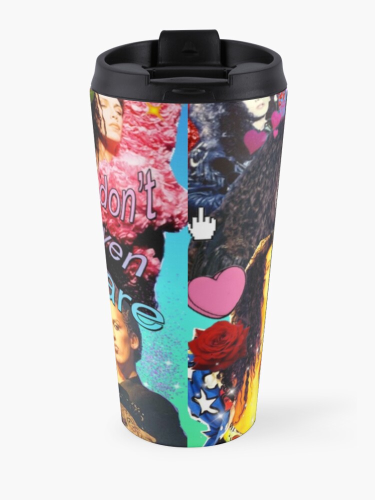 Alternate view of Pete Burns Dead or Alive Collage Travel Mug