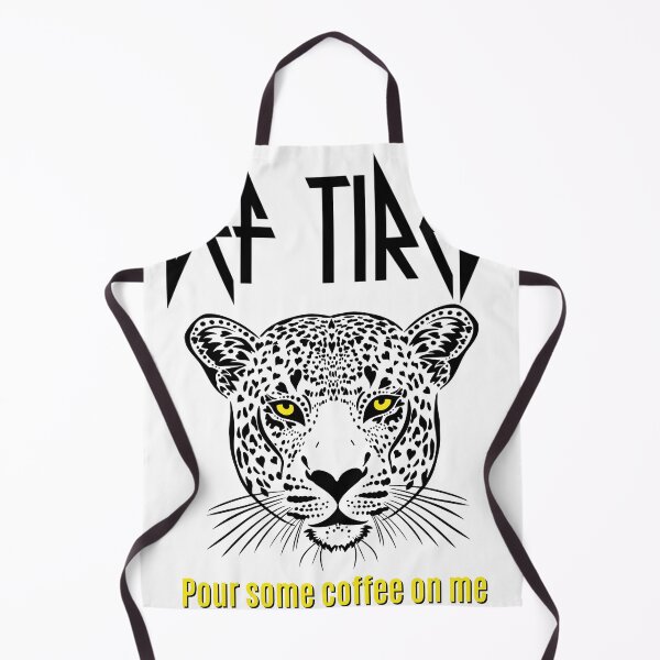 Item preview, Def Tired Leopard Animal Coffee Lover designed and sold by Comfy Creations.