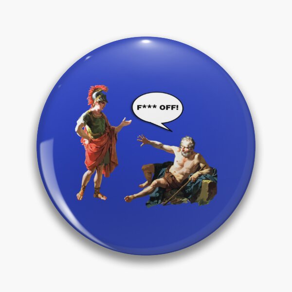 Item preview, Diogenes & Alexander the Great - Fuck Off designed and sold by BlitZachi.