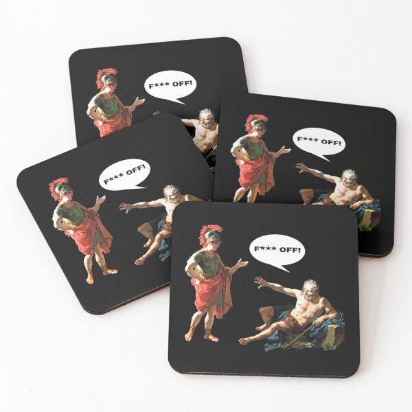 Item preview, Diogenes & Alexander the Great - Fuck Off designed and sold by BlitZachi.