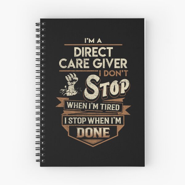 Item preview, Direct Care Giver T Shirt - I Stop When Done Job Gift Item Tee designed and sold by natalinedk.