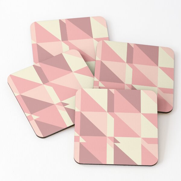 Item preview, Copy of Geometric Contemporary Mid Mod Pattern Print Brown Pink Mauve Burgundy Wine Rose  designed and sold by Shayna Westfall.