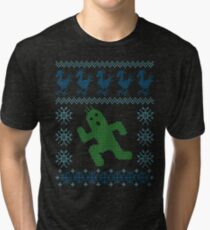 Christmas Cactus Tri-blend T-Shirt