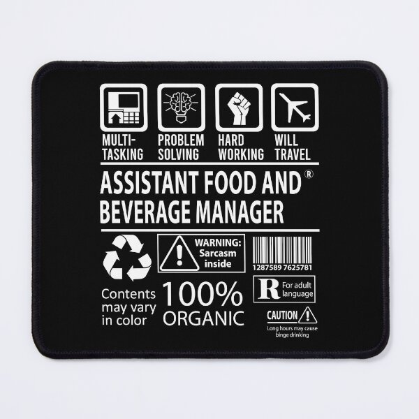 Item preview, Assistant Food And Beverage Manager T Shirt - MultiTasking Certified Job Gift Item Tee designed and sold by sabinacsnm.