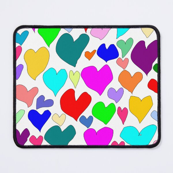 Item preview, Imperfect Hearts: colorful hearts of all colors designed and sold by Becky Hunter.