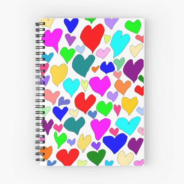 Item preview, Imperfect Hearts: colorful hearts of all colors designed and sold by Becky Hunter.