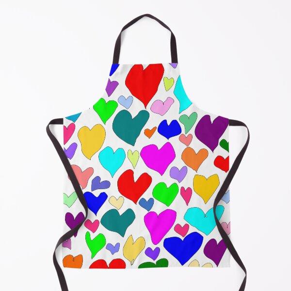 Item preview, Imperfect Hearts: colorful hearts of all colors designed and sold by Becky Hunter.