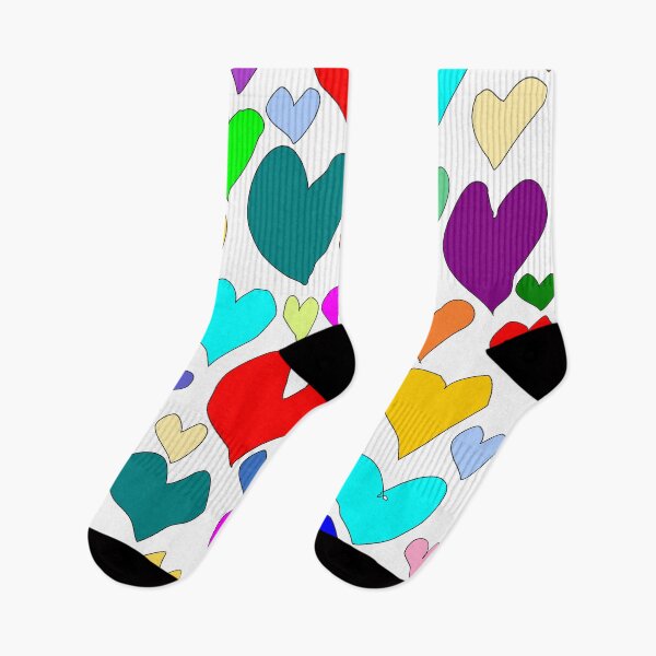 Item preview, Imperfect Hearts: colorful hearts of all colors designed and sold by Becky Hunter.