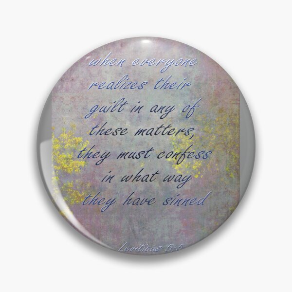 Item preview, Leviticus 5:5 designed and sold by Savannah Gibbs.
