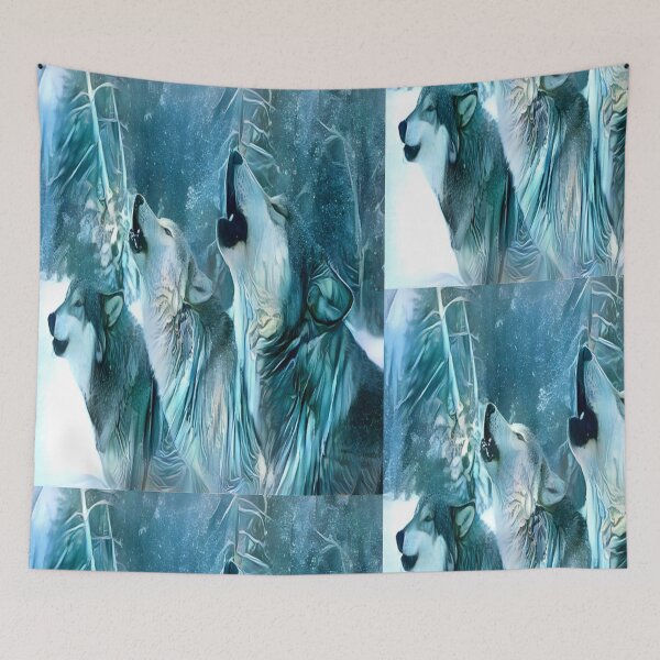 Item preview, The Moon howlers illustration premium design  designed and sold by truemoneyman.
