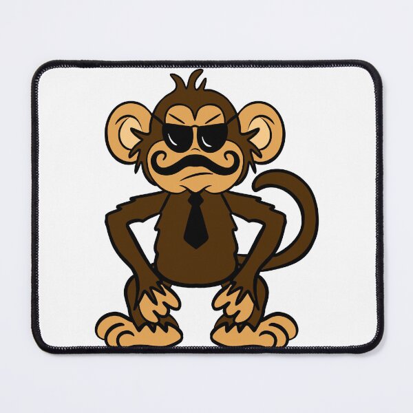 Item preview, Undercover Monkey Cartoon Drawing designed and sold by SparkyMae.