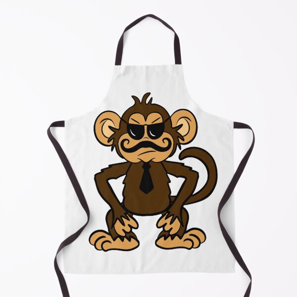 Item preview, Undercover Monkey Cartoon Drawing designed and sold by SparkyMae.