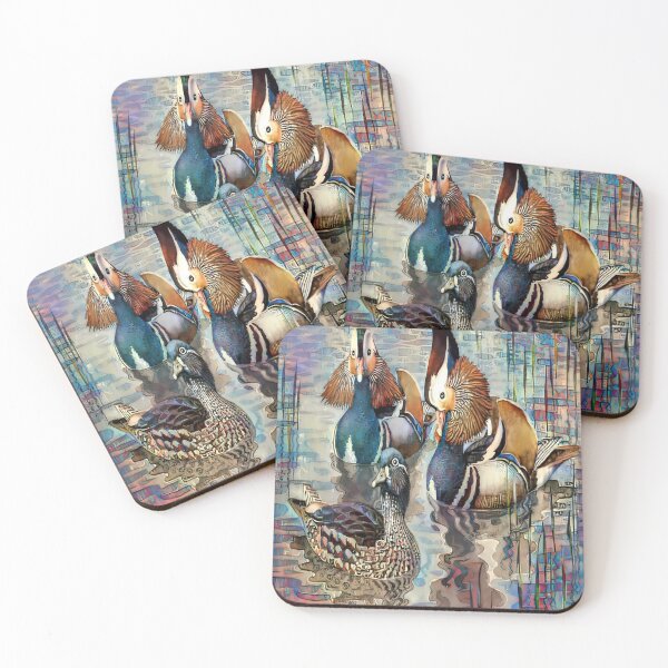 Item preview, Mandarin Ducks illustration premium design  designed and sold by truemoneyman.