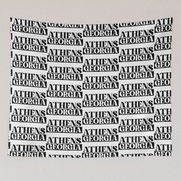 Item preview, Athens Georgia Monochromatic Lettering designed and sold by emily-daly.