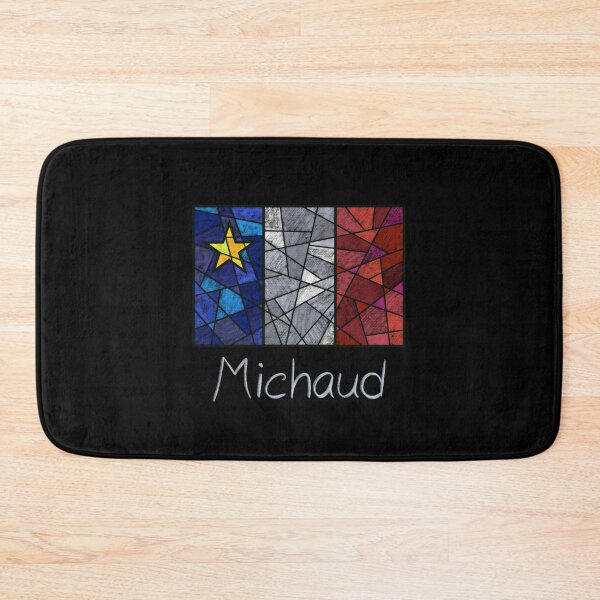 Item preview, Acadian Flag pastel mosaic Michaud - Drapeau acadien mosaïque pastel vitrail Michaud designed and sold by ColoursOfFrance.