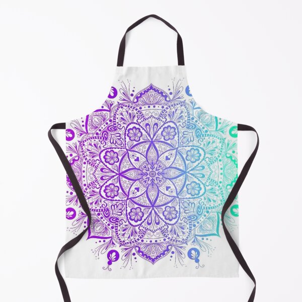 Item preview, Cool Toned Floral Mandala designed and sold by EDesrosierArt.