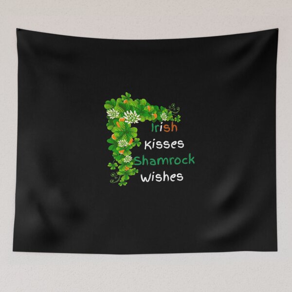 Item preview, Irish kisses shamrock wishes St Patrick day  designed and sold by Bonobofy.