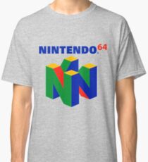 Camiseta clásica Logotipo de Nintendo 64