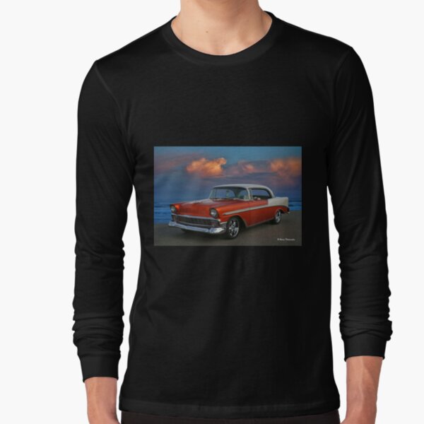 1956 Chevy Belair HDR Long Sleeve T-Shirt