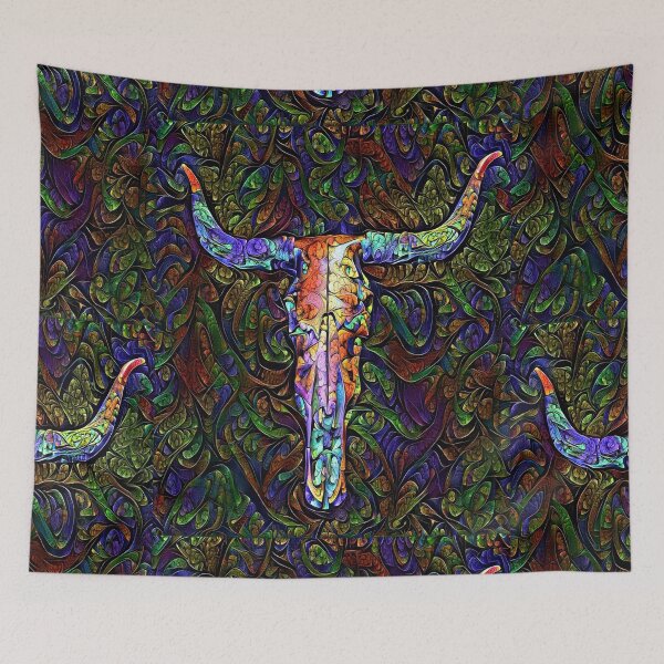 Item preview, Long horn illustration premium design  designed and sold by truemoneyman.