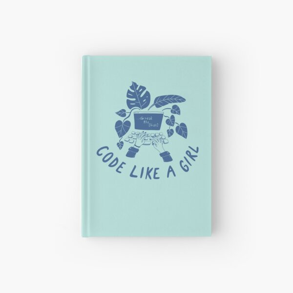 Code Like a Girl - Break the Bias Hardcover Journal