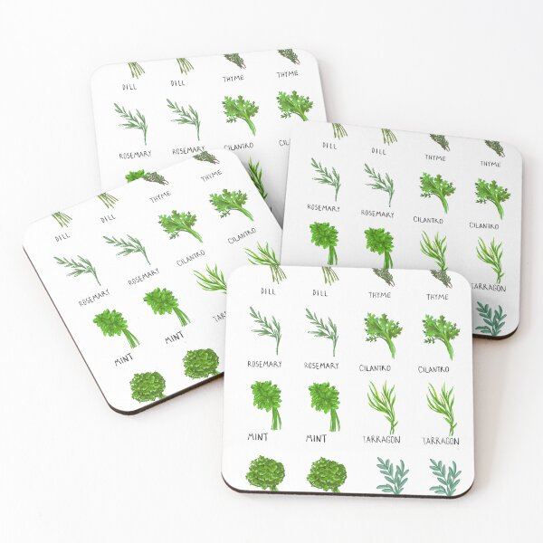 Item preview, Herbs (Dill, Thyme, Rosemary, Cilantro, Mint, Tarragon, Parsley, Sage) designed and sold by Alex Goubar.