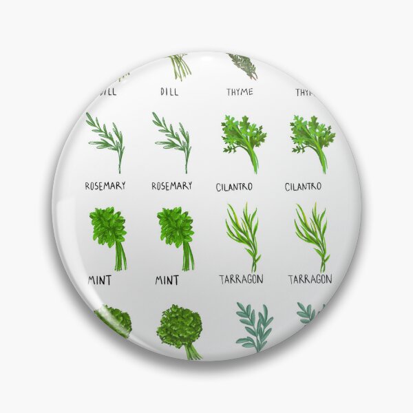 Item preview, Herbs (Dill, Thyme, Rosemary, Cilantro, Mint, Tarragon, Parsley, Sage) designed and sold by Alex Goubar.