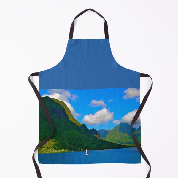 Item preview, Tahitian Mountains and Sailboat designed and sold by Anthony Macaluso.