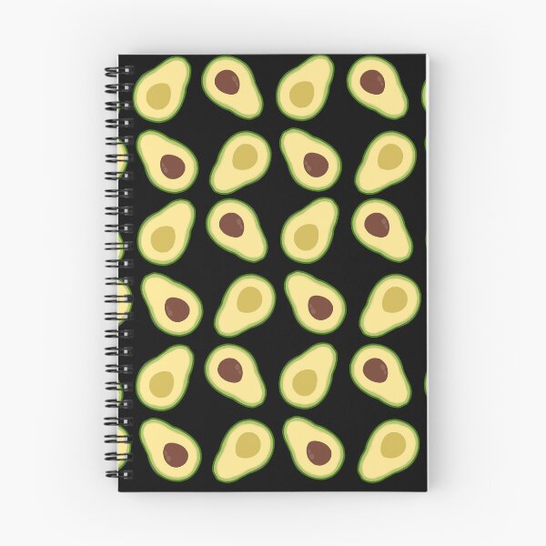 Item preview, Avocado Pattern (Black) designed and sold by Finear.