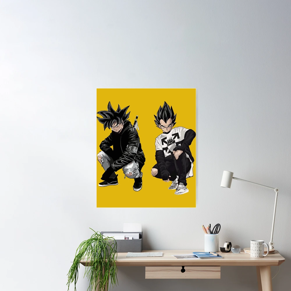 Goku and Vegeta Drip Sticker for Sale by myattqlmatten