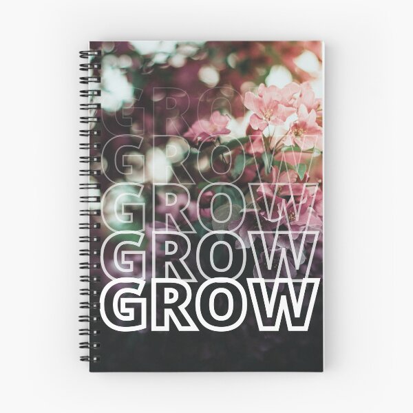 Item preview, GROW (Below) - Purple And Pink Flowers designed and sold by AliceSLee.