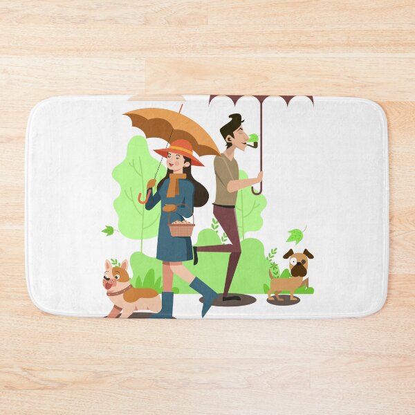 Item preview, Happiness Is A Day Spent Hiking With My Dog Couple designed and sold by Warisally.
