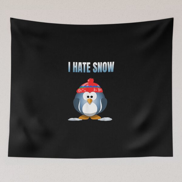 Item preview, Funny Penguin - I Hate Snow - Cold Winter Christmas T-Shirt designed and sold by BatcherAncel.