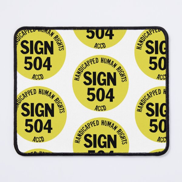 Item preview, Handicapped Human Rights - Sign 504 - ACCD designed and sold by Krugmeister.