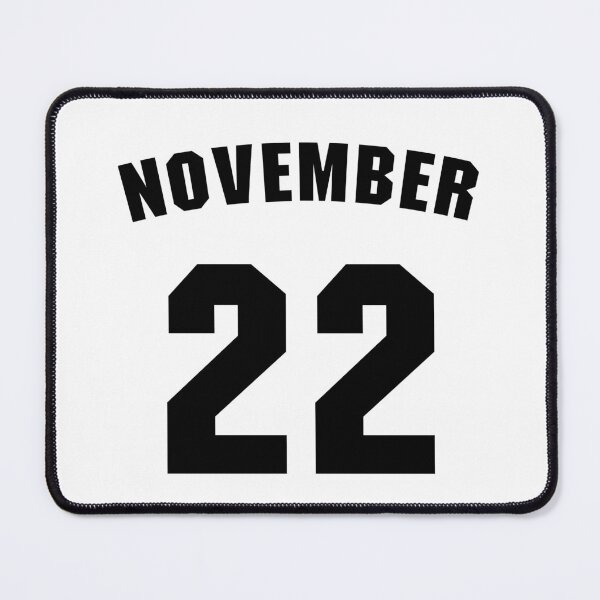 Item preview, Date of birth 22 November birthday gift sport design designed and sold by Panya-Design.