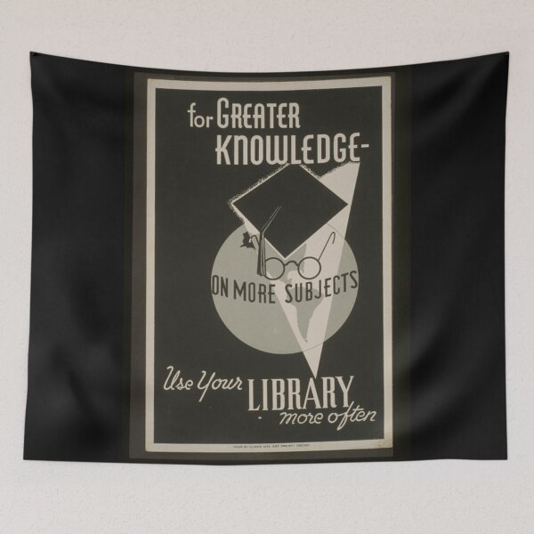 Item preview, Use Your Library for Greater Knowledge designed and sold by CreativImpulses.