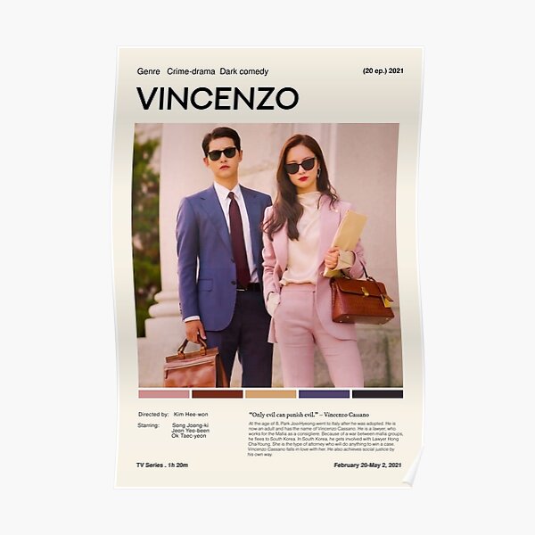 Vincent (2021) | affiche minimaliste Poster