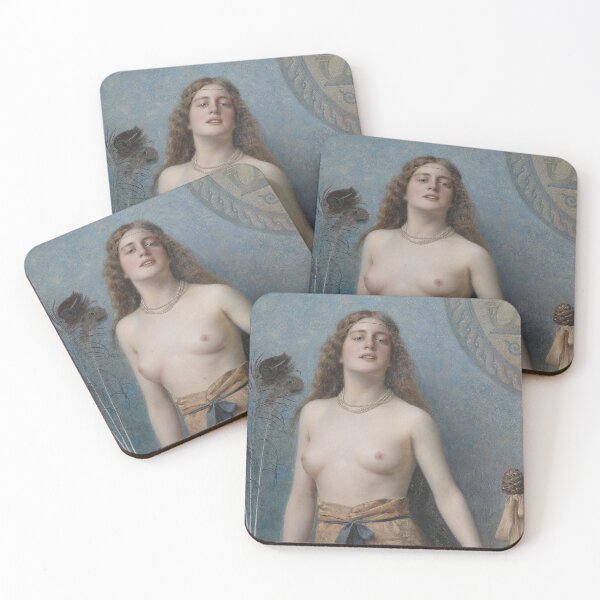 Item preview, Young Bacchante with Thrysosstab (Junge Bacchantin mit Thrysosstab) - Max Nonnenbruch designed and sold by tvdlovership.