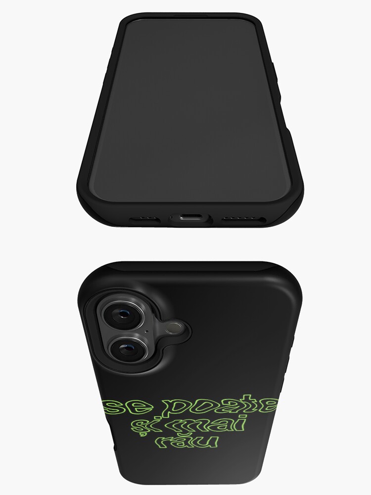 Thumbnail 3 of 4, iPhone Case, se poate si mai rau designed and sold by raluca20.