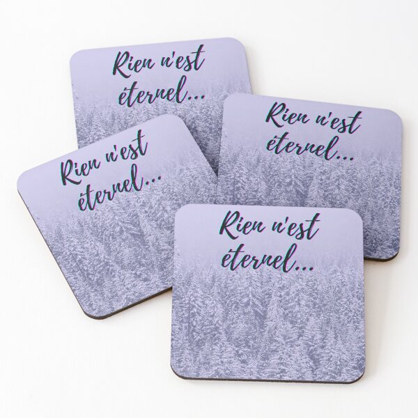 Item preview, Nothing lasts forever - popular french quotes theme gifts  designed and sold by RebelliousRosee.