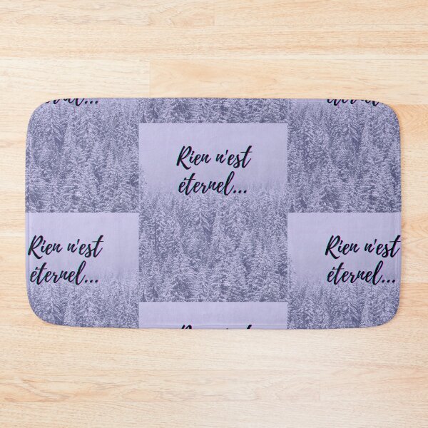 Item preview, Nothing lasts forever - popular french quotes theme gifts  designed and sold by RebelliousRosee.