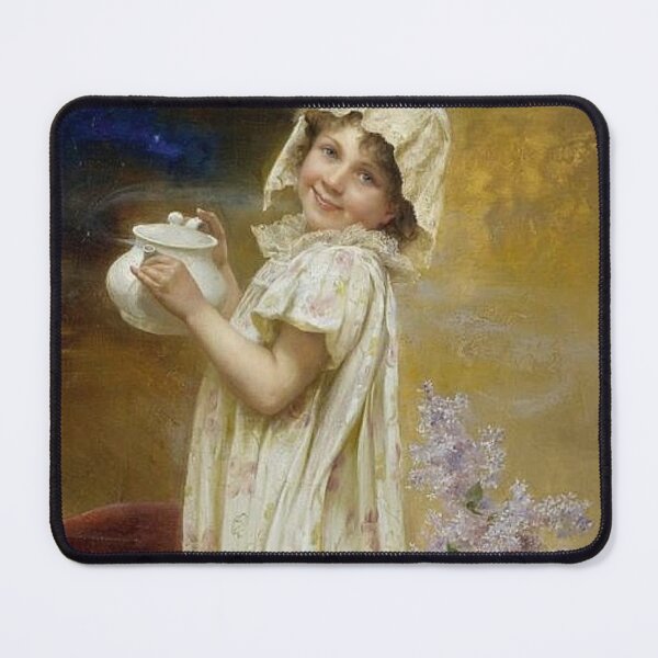 Item preview, Girl with Teapot (Mädchen mit Teekanne) - Max Nonnenbruch designed and sold by tvdlovership.