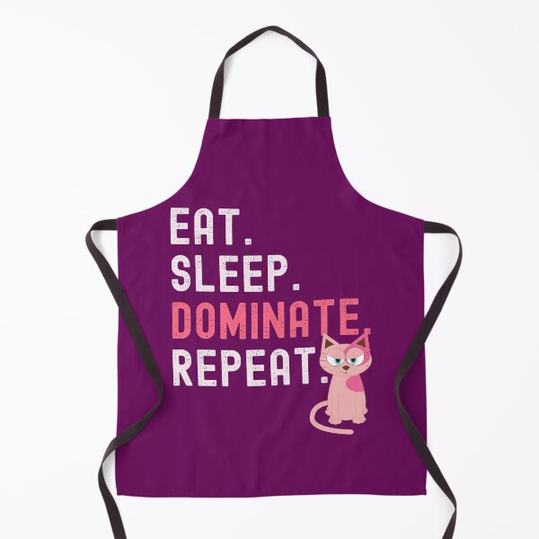 Item preview, Eat Sleep Dominate Repeat-Cat Ruler-Funny Cat-Cat Meme-Funny Kitty-Crazy Cat-Eat Sleep Repeat Cat designed and sold by SighFly52.