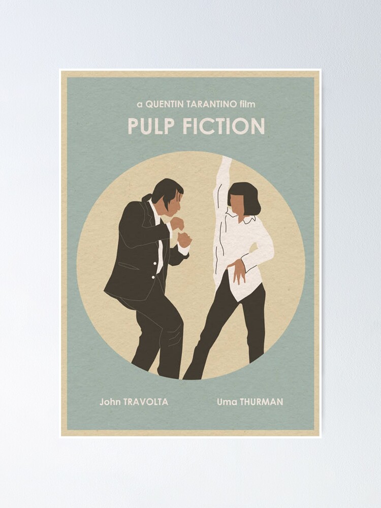 Pulp Fiction Classic Movie Poster – Aesthetic Wall Decor