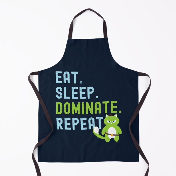 Item preview, Eat Sleep Dominate Repeat-Cat Ruler-Funny Cat-Cat Meme-Funny Kitty-Crazy Cat-Eat Sleep Repeat Cat designed and sold by SighFly52.