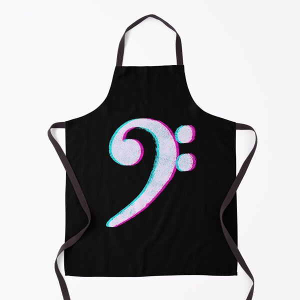 Item preview, Bass Glitch clef note clef bass clef designed and sold by TusiNio.